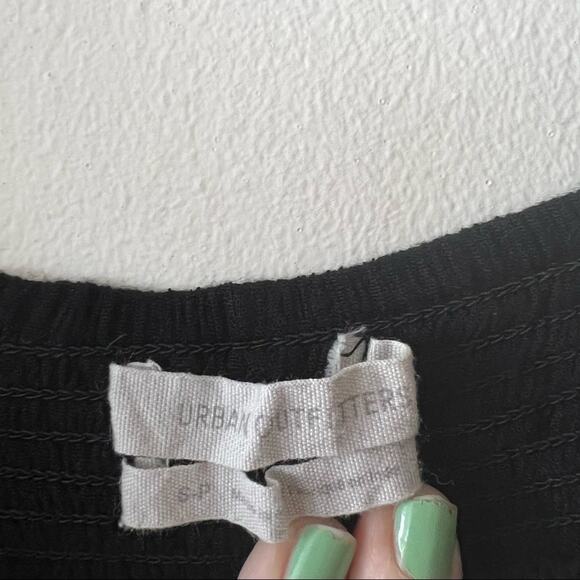 Urban Outfitters Marissa Black Gauzy Embroidered Romper - Picture 6 of 7